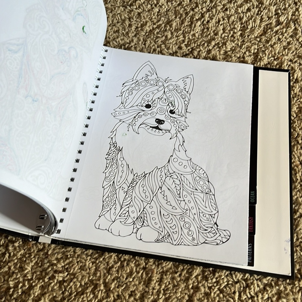 Kaleidoscope coloring book - Picture 6 of 8